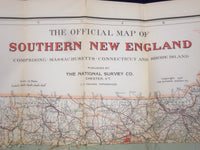 1918 THE OFFICIAL MAP OF SOUTHERN NEW ENGLAND 36