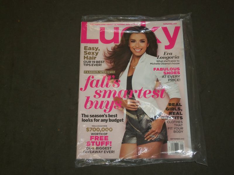 2012 SEPTEMBER LUCKY MAGAZINE - EVA LONGORIA COVER - B 3586
