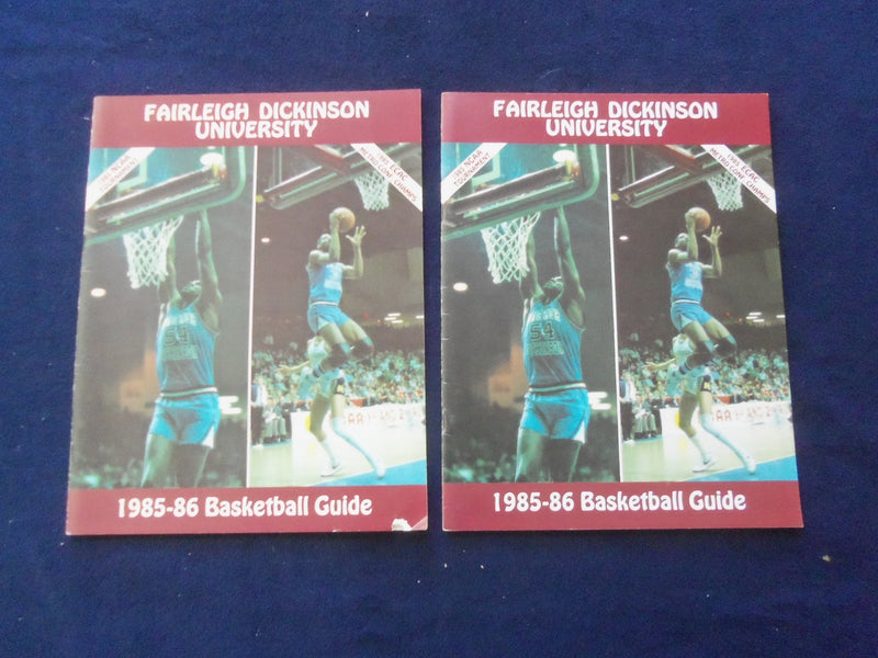 1983-86 FAIRLEIGH DICKINSON MEN'S & WOMEN'S BSKT YEARBOOOKS -LOT OF 11-O 2890D