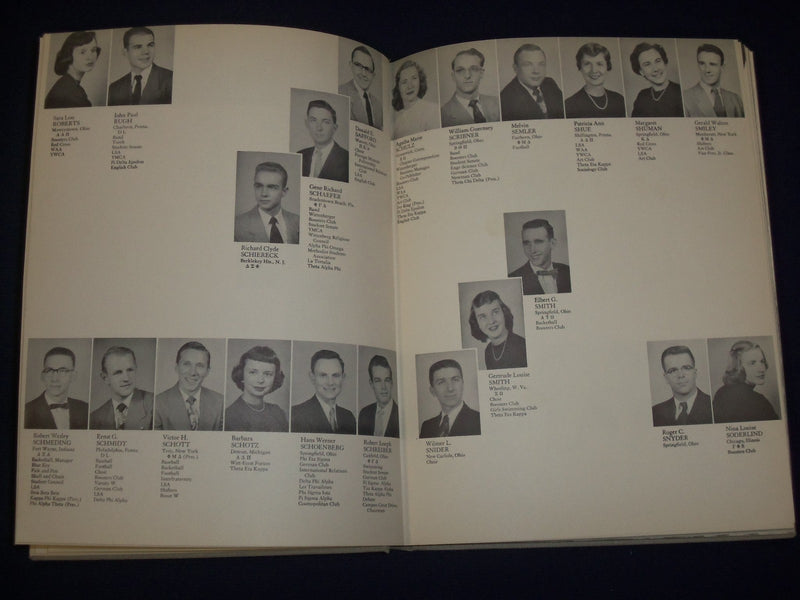 1953 WITTENBERGEN WITTENBERG OHIO COLLEGE YEARBOOK - GREAT PHOTOS - YB 146