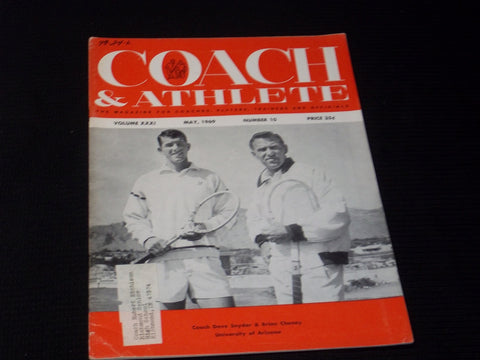 1969 MAY COACH & ATHLETE MAGAZINE - SNYDER & CHENEY ARIZONA - E 3111