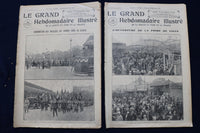 1931 LE GRAND HEBDOMADAIRE ILLUSTRE MAGAZINE - FRENCH - LOT OF 6 - O 3658