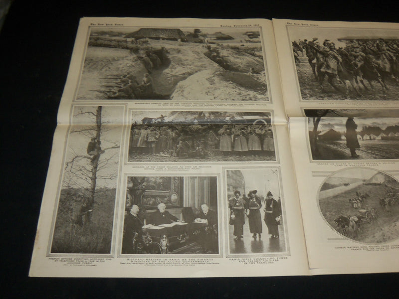1915 FEBRUARY 28 NEW YORK TIMES PICTURE SECTION - BLENHEIM PALACE - NP 5466