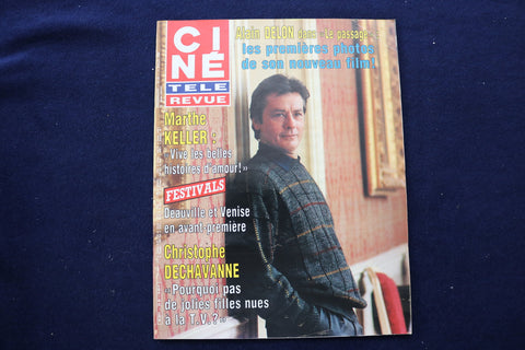 1986 JULY 17 CINE TELE REVUE MAGAZINE - CHRISTOPHE DECHAVANNE COVER - E 11986