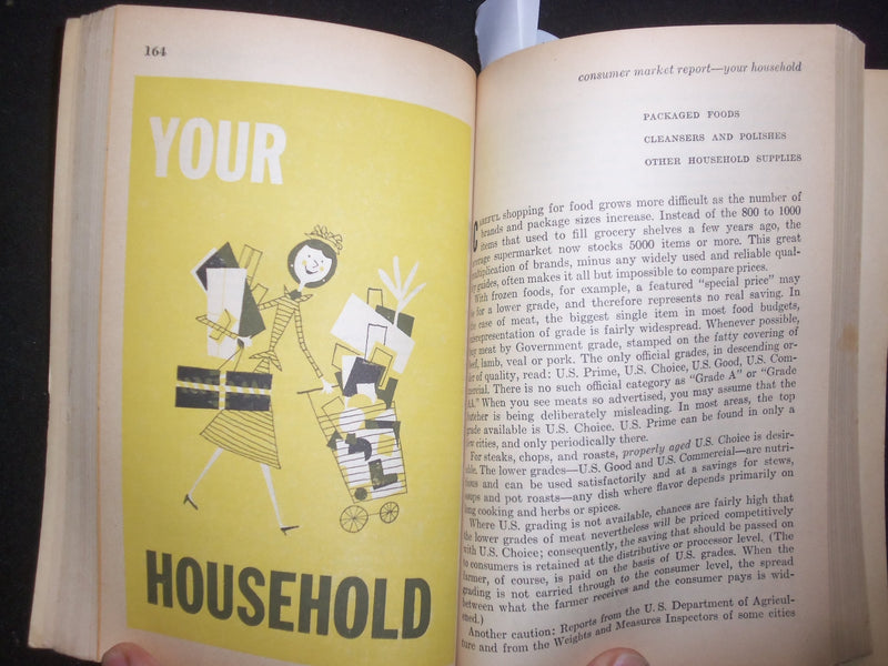 1958 CONSUMER REPORTS BUYING GUIDE ISSUE SOFTCOVER BOOK - J 9937