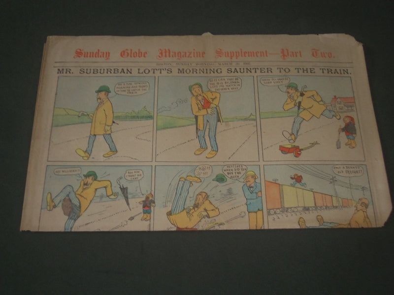 1905 MARCH 26 SUNDAY BOSTON GLOBE SUPPLEMENT PART 2 - COLOR COMICS - NP 2785