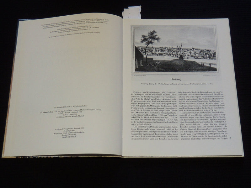 1995 DER DOM ZU FREIBERG IN SACHSEN HARDCOVER BOOK - GERMAN - KD 5981M