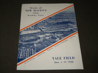 1938 OLD NEW HAVEN PAGEANT TERCENTENARY PROGRAM - YALE BOWL - J 2820