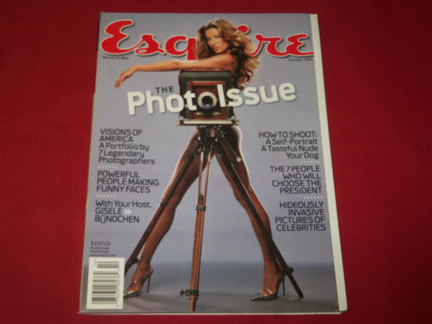 2004 OCTOBER ESQUIRE MAGAZINE - GISELE BUNDCHEN COVER - PHOTO ISSUE - RC 1321