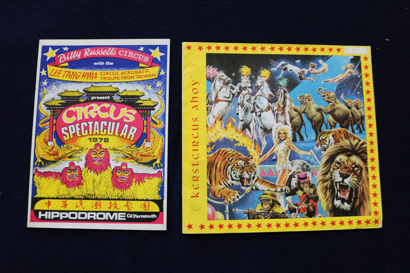 1970'S CIRCUS PROGRAMS - LOT OF 10 - O 3519