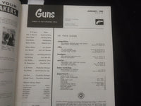 1960 JANUARY GUNS MAGAZINE - ARNOLD RIEGGER - J 7808