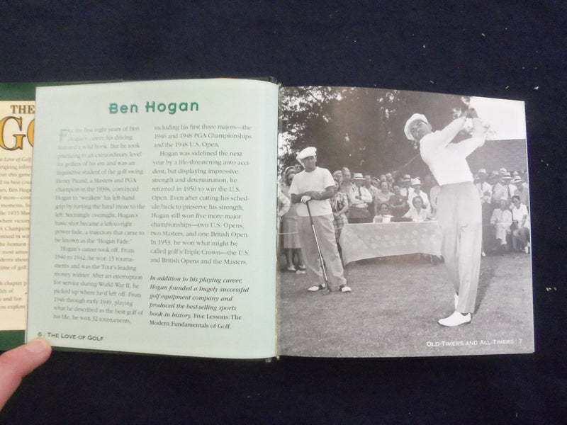 2005 THE LOVE OF GOLF HARDCOVER BOOK BY DAVE BARRETT - KD 8222