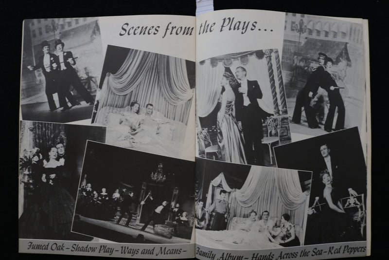 1940'S GERTRUDE LAWRENCE IN NOEL COWARD'S TONIGHT AT 8:30 PROGRAM - K 2290