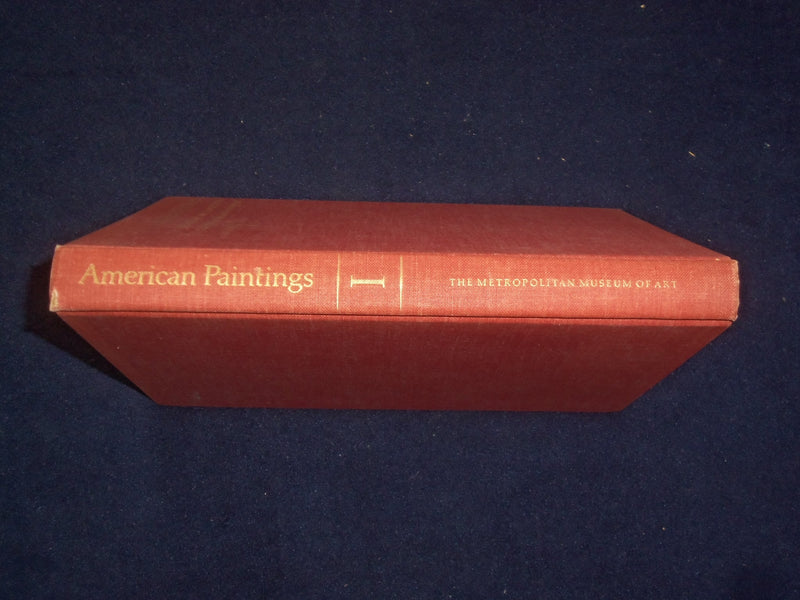 1965 AMERICAN PAINTINGS HARDCOVER BOOK - MET. MUSEUM OF ART - VOLUME 1 - KD 9165