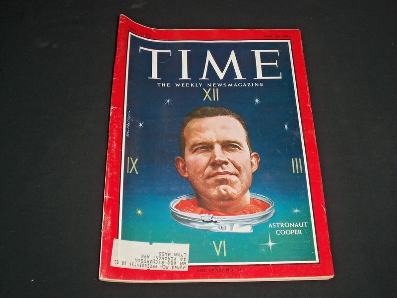 1963 MAY 24 TIME MAGAZINE - GORDON COOPER, ASTRONAUT - T 1930