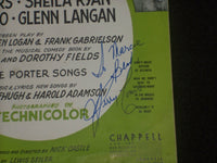 PERRY COMO SOMETHING FOR THE BOYS AUTOGRAPHED SHEET MUSIC - AM 78