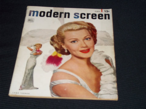 1947 NOVEMBER MODERN SCREEN MAGAZINE - LANA TURNER FRONT COVER - E 15659