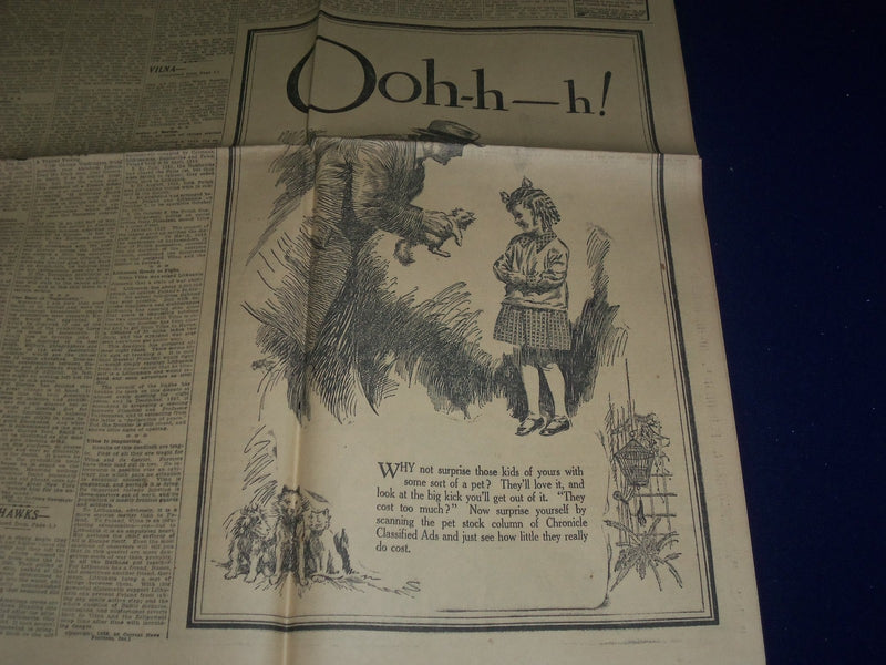 1928 JULY 15 HOUSTON CHRONICLE THEATRE SECTION - SINCLAIR LEWIS - NP 972O
