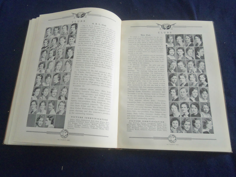 1932 THE ANNUAL ROCKFORD HIGH SCHOOL YEARBOOK - ROCKFORD, ILLINOIS - YB 2606