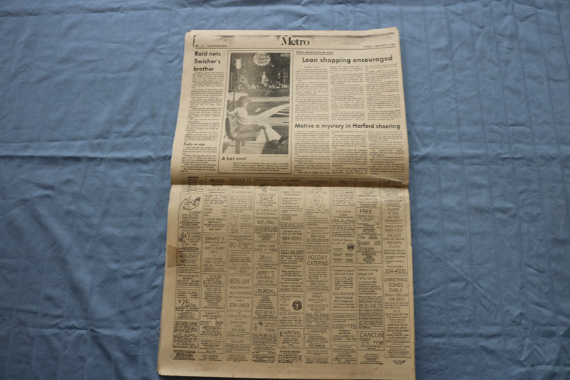 1980 DECEMBER 9 THE EVENING SUN - JOHN LENNON MURDERED - BALTIMORE, MD - NP 9214