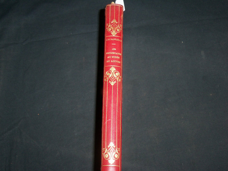 1913 MES PROMENADES AU MUSEE DU LOUVRE HARDCOVER BOOK BY RAFFAELLI - KD 6731