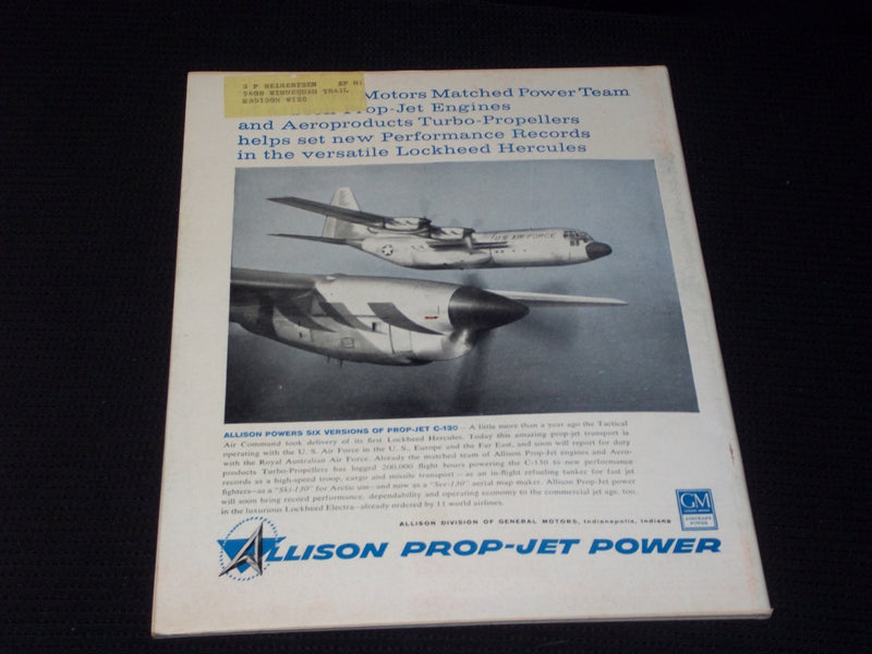 1958 APRIL 28 AVIATION WEEK MAGAZINE - ATLAS TRACKING RADAR FRONT COVER - E 7760