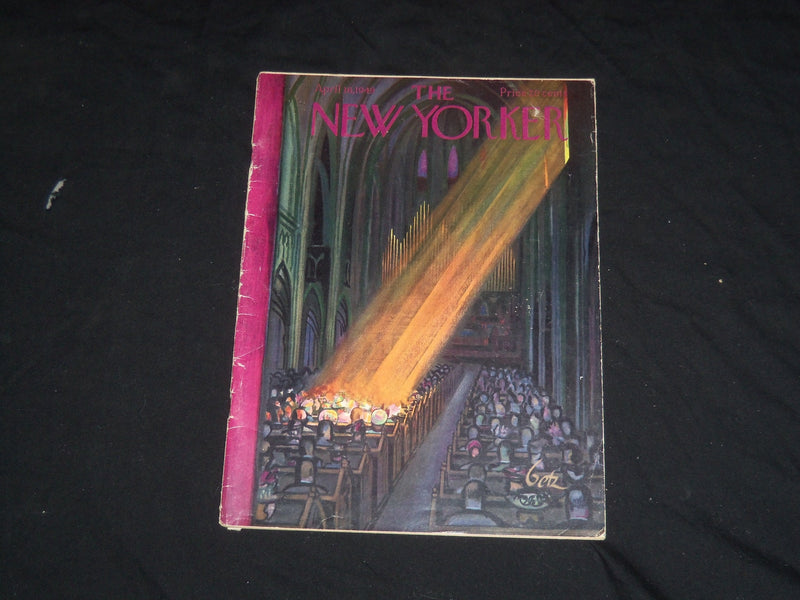 1949 APRIL 16 THE NEW YORKER MAGAZINE - ILLUSTRATED COVER - NY 309