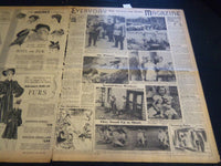 1941 AUGUST 12 CLEVELAND NEWS NEWSPAPER - CHICAGO LAKEFRONT IS 35 MILE - NT 7406
