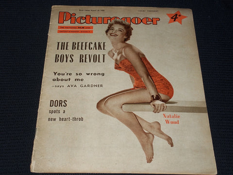 1956 AUGUST 25 PICTUREGOER MAGAZINE - NATALIE WOOD FRONT COVER - E 5886