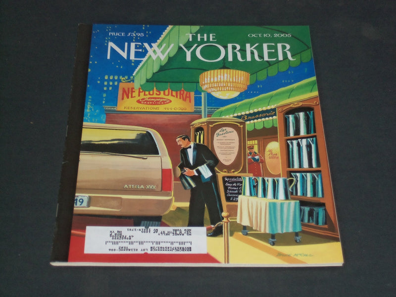 2005 OCTOBER 10 THE NEW YORKER MAGAZINE - ILLUSTRATED COVER - NY 2040