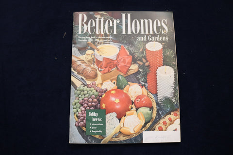 1953 DEC BETTER HOMES AND GARDENS MAGAZINE - HOLIDAY HOW TO'S COVER - E 11617