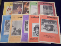 1978-1979 LEISURETIME SATURDAY NEWSPAPER MAGAZINE SECTIONS LOT OF 35 - O 2367