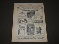 1911 NOVEMBER 23 NOUVELLES GALERIES À LA MÉNAGÈRE FRENCH CATALOGUE - FR 1129