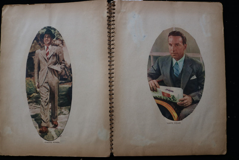 1930'S MOVIE STARS SCRAPBOOK - SHIRLEY TEMPLE COVERS - E 24925
