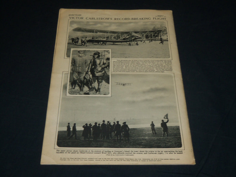 1916 NOVEMBER 9 MID-WEEK PICTORIAL MAGAZINE SECTION - LOOKOUT IN CRETE - NP 4525