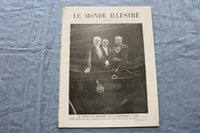 1914 MAY 30 LE MONDE ILLUSTRE MAGAZINE -LE VOYAGE DU PRESIDENT- FRENCH - NP 8434