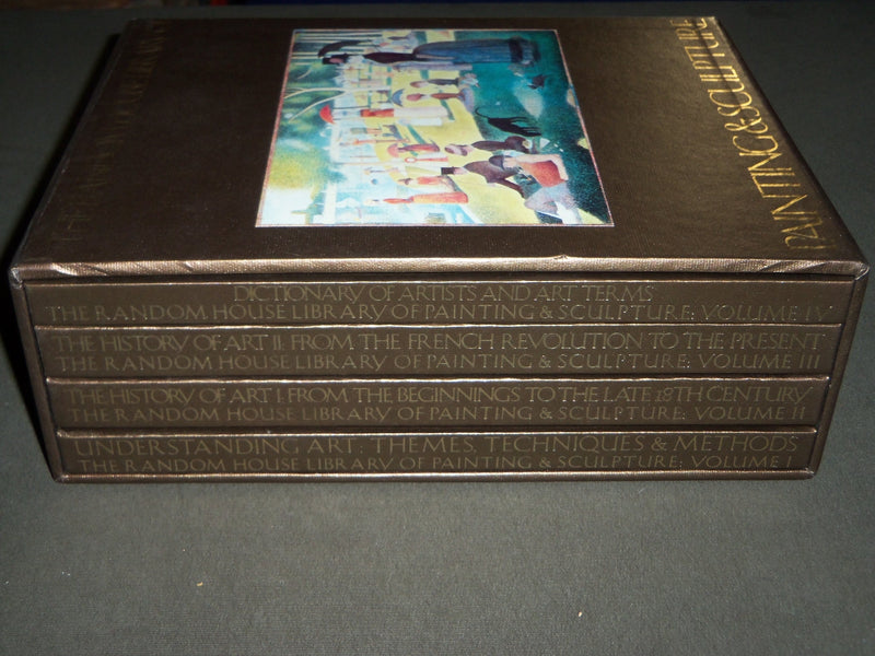 1981 THE RANDOM HOUSE LIBRARY OF CONGRESS PAINTING & SCULPTURE SET OF 4 - D 240