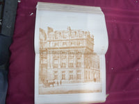 1892 JAN-DEC THE BUILDER U. K. MAGAZINE BOUND VOLUMES - 2 VOLS - FOLD OUTS- C 12