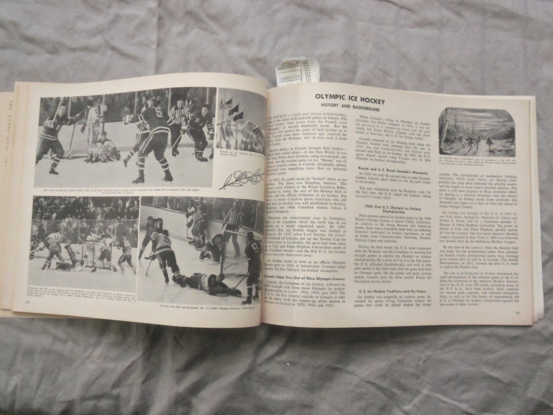 1964 OLYMPIC SPORTS - A HANDBOOK SOFTCOVER BOOK - K 270