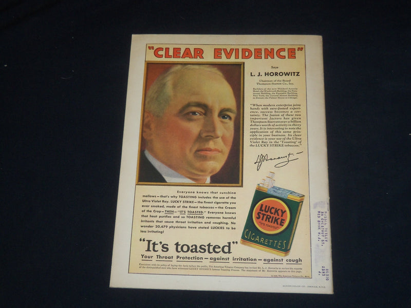 1931 JANUARY 24 JUDGE MAGAZINE - LOOK BEFORE YOU LEAP - ST 5666