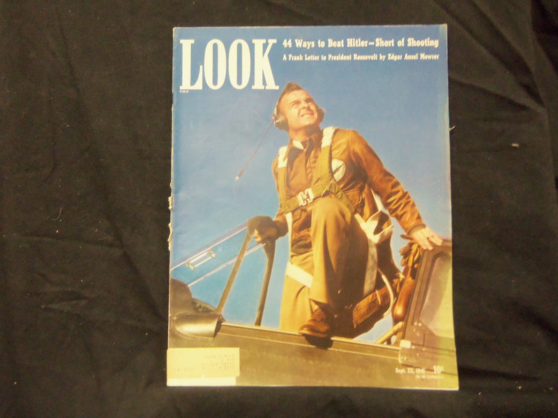 1941 SEPTEMBER 23 LOOK MAGAZINE - 44 WAYS TO BEAT HITLER - ST 1489