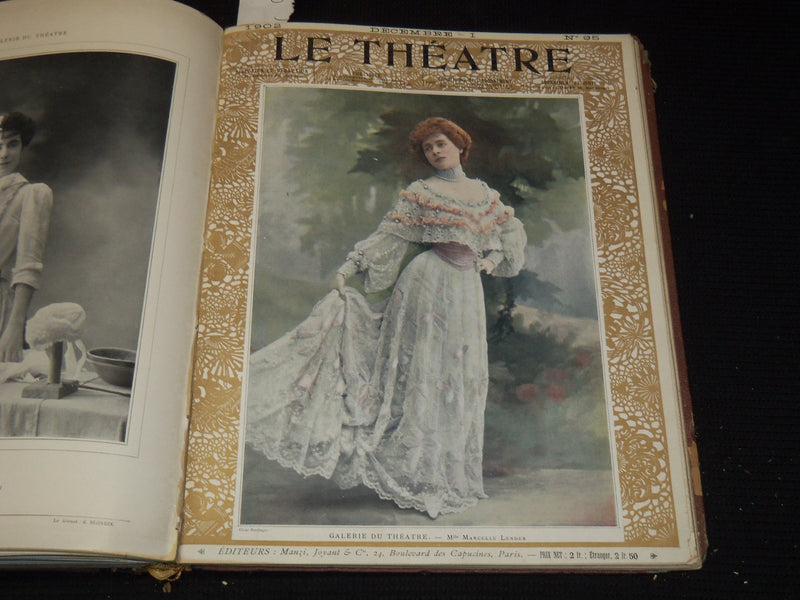 1902 JULY-DECEMBER LE THEATRE MAGAZINE BOUND VOLUME - 12 ISSUES - KD 2657H