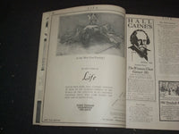 1913 SEPTEMBER 25 LIFE MAGAZINE - HEART-TO-HEART NUMBER - A WARM HEART - ST 6495