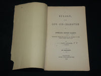 1857 A EULOGY ON THE LIFE & CHARACTER OF EPHRAIM JEWETT HARDY - J 6074