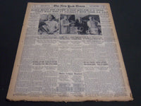 1937 SEPTEMBER 12 NEW YORK TIMES SPORTS SECTION- BUDGE BRATS VON CRAMM - NT 7007