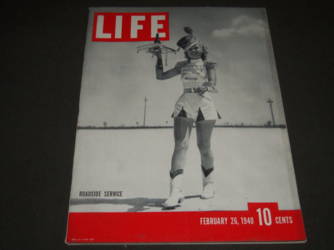 1940 FEBRUARY 26 LIFE MAGAZINE - CARHOP COVER - L 171