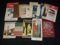 1900'S ITALY EPHEMERA GUIDES & MAPS LOT OF 16 - O 3168