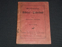 1920'S SOZIALISTISCHES ARBEITER LIEDERBUCH BOOK BY HERMANN SCHLUTER - KD 6494H