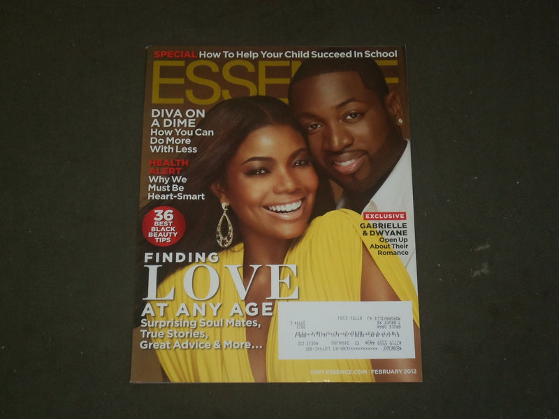 2012 FEBRUARY ESSENCE MAGAZINE - GABRIELLE UNION & DWAYNE WADE COVER - B 1336