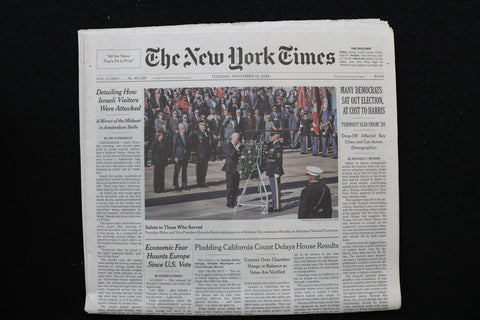 2024 NOV 12 NEW YORK TIMES - MANY DEMOCRATS SAT OUT ELECTION, AT COST TO HARRIS